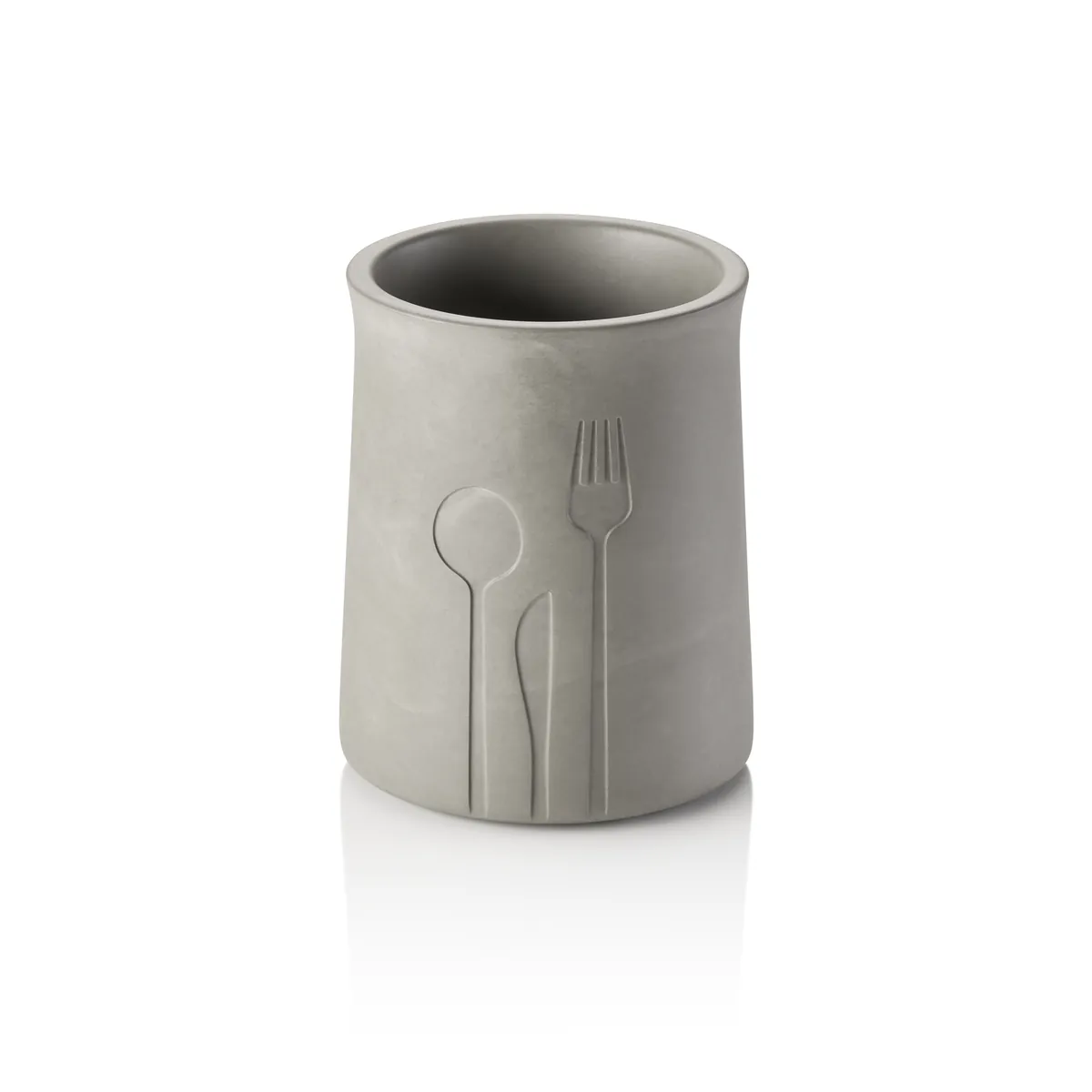 Besteckbehälter Mare, Ø 11 cm, Höhe 14,5 cm, Beton, Ethylenvinylacetat