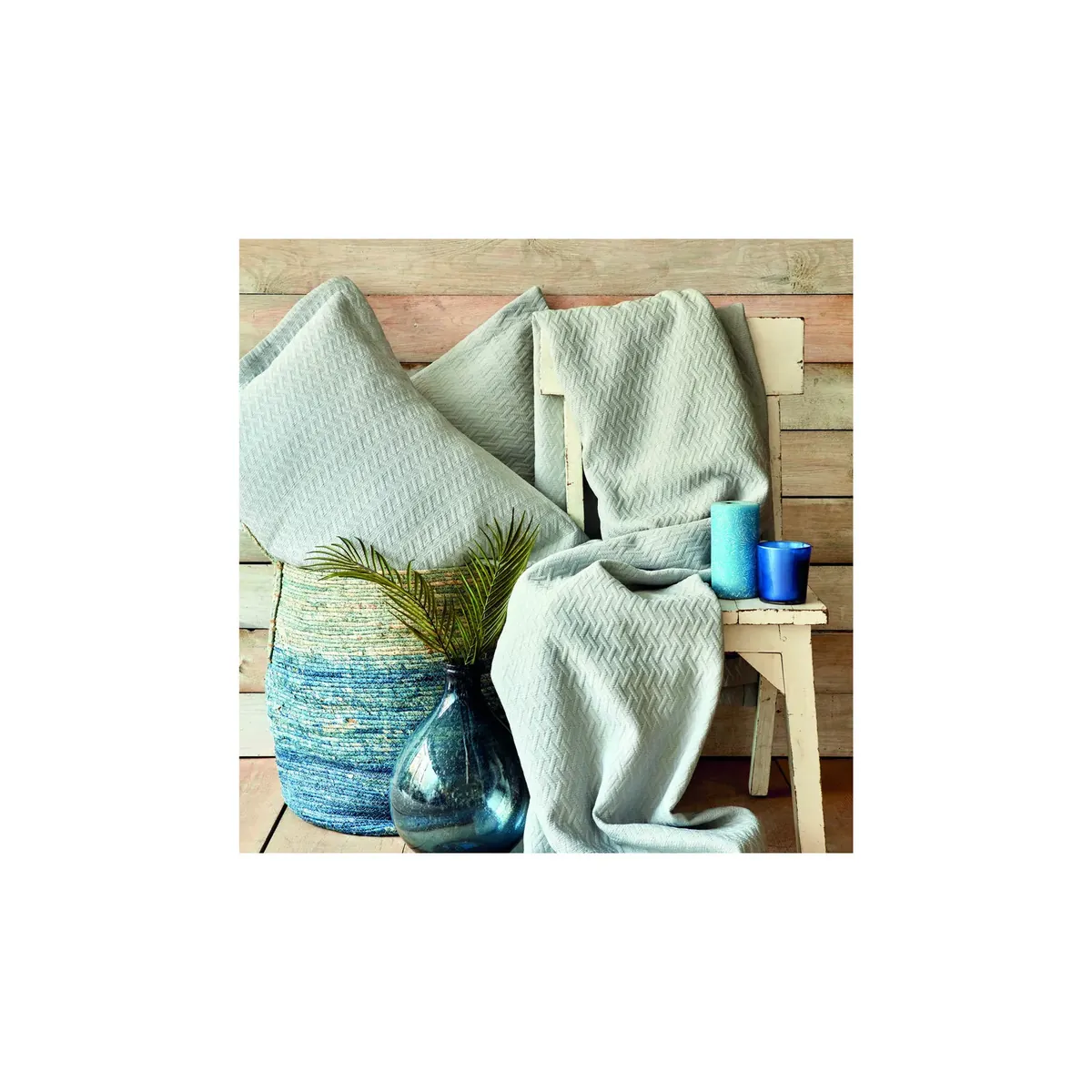 Karaca Home Charm Bold Blau Bettdecken Set Einzeln