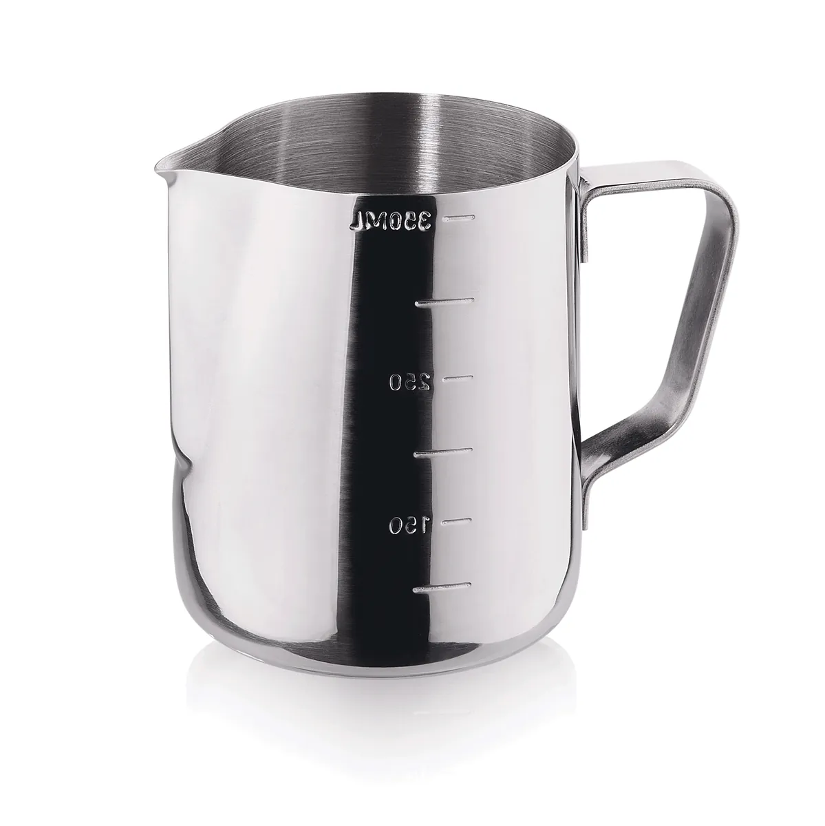 Gießer, 0,6 ltr., Ø 7,5 cm, Höhe 11 cm, beidseitige Skalierung, Chromnickelstahl