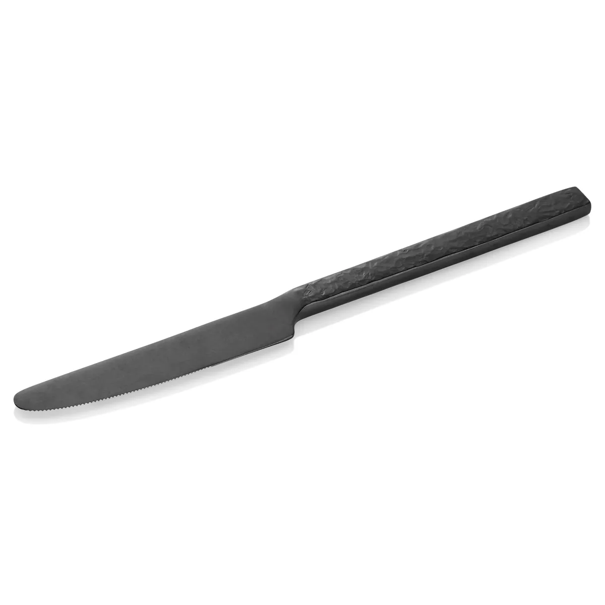 Besteckserie SLATE, 12er-Set, mit schwarzer PVD Beschichtung, Schiefer-Optik, Chromstahl 13/0