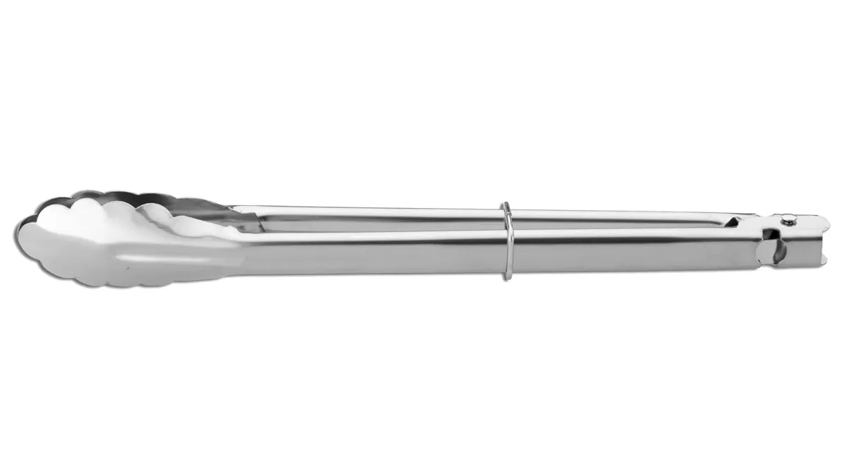 Universal Küchen-Grillzange Edelstahl 30cm