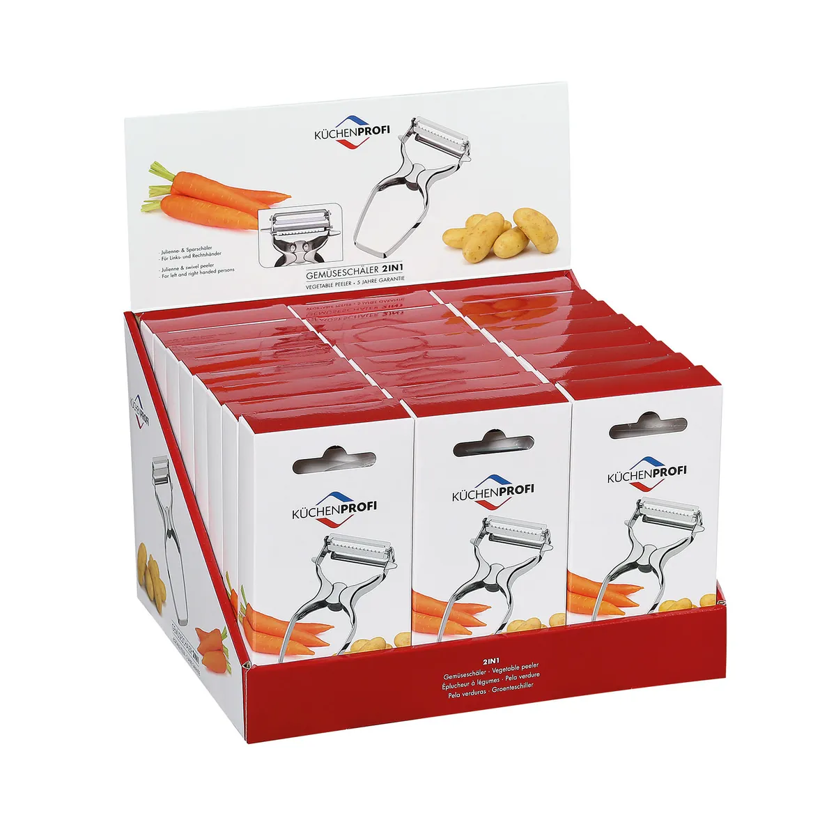 Gemüseschäler 2in1