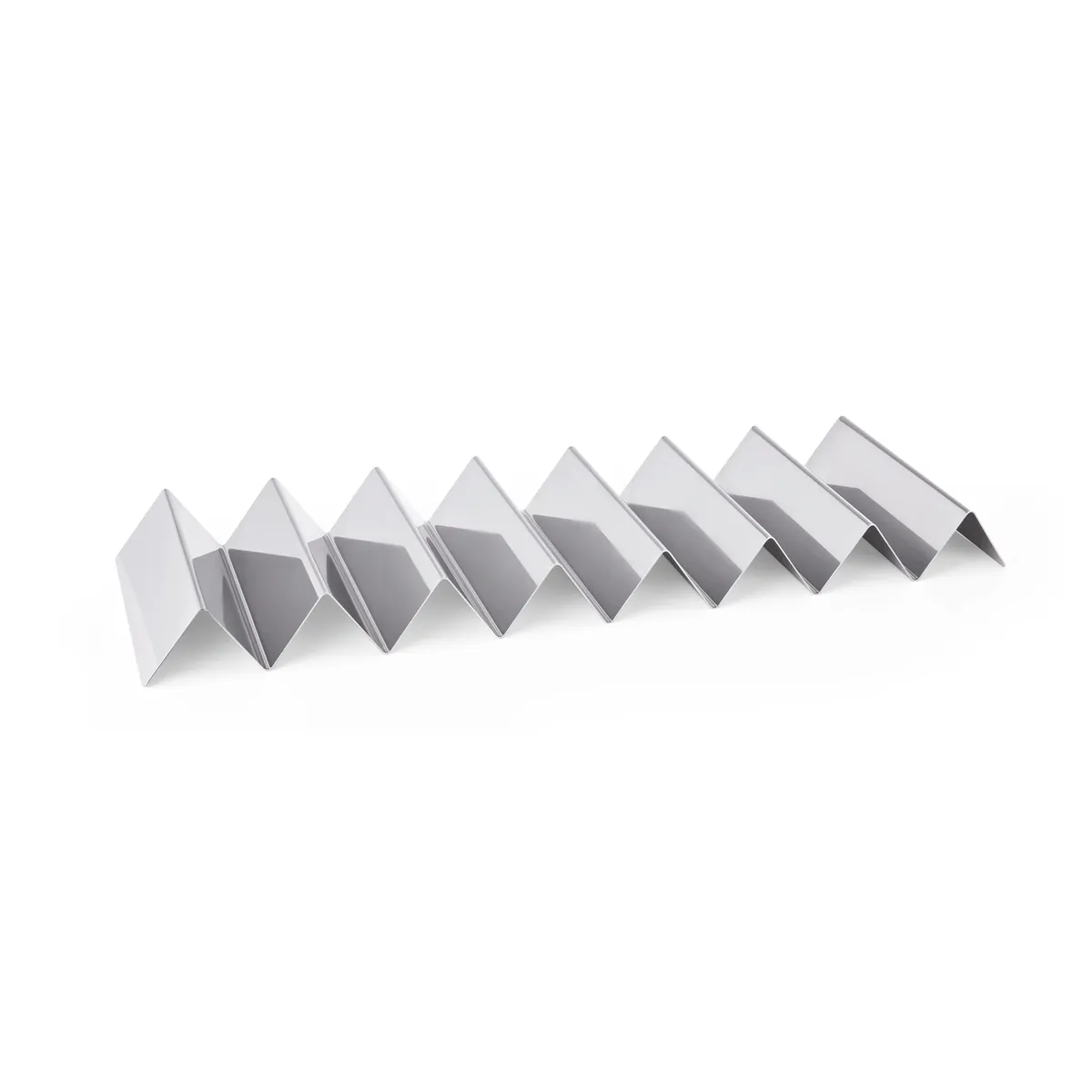 Snackpresenter mit 7 Ablagen, 57 x 17 x 4,5 cm, Chromnickelstahl