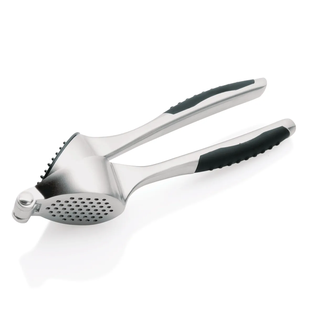 Knoblauchpresse, 17 x 5 cm, Zinkguss