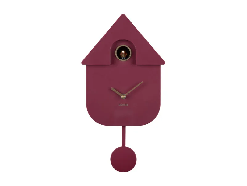 Wand KUCKUCKS Uhr ORO MAUVE