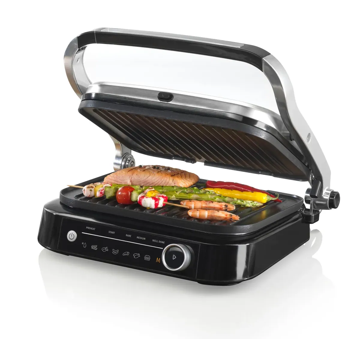 KONTAKTGRILL 2100W|GORENJE GCG 2100 S|EDELSTAHL