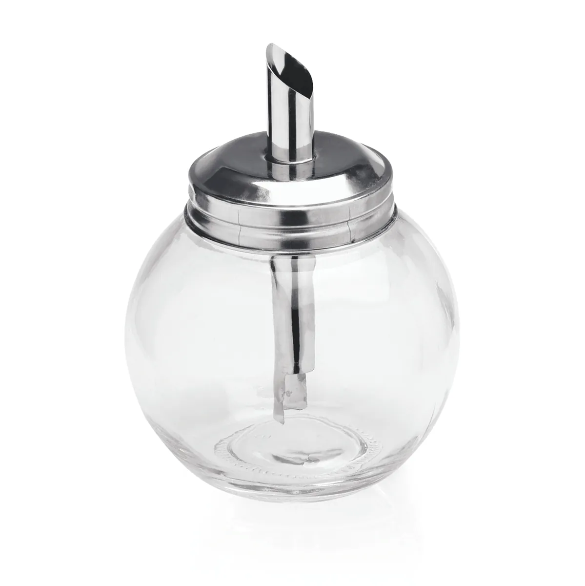 Zuckerspender 6er-Set, 260 ml, Ø 8,5 cm, Edelstahl, Glas
