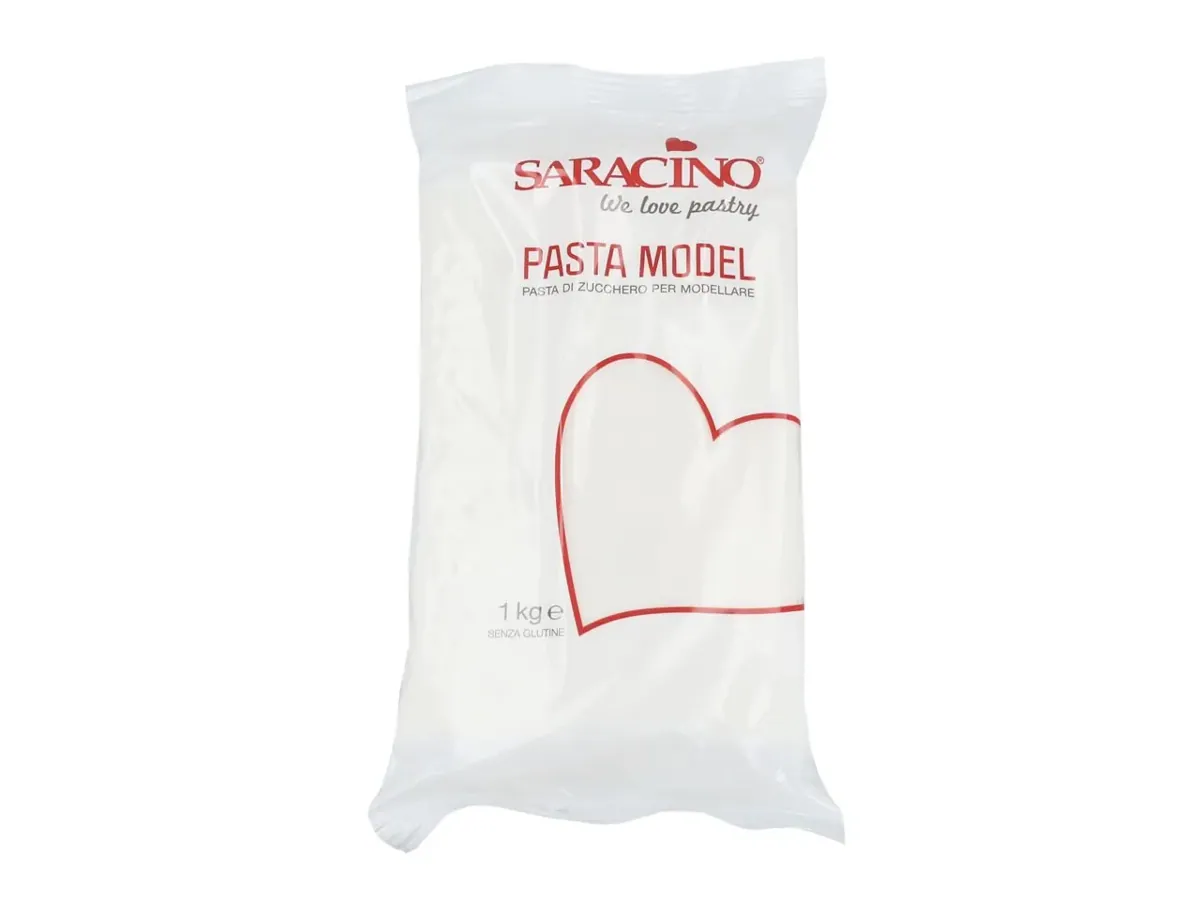 Saracino Modellierfondant Pasta Model weiß 1kg
