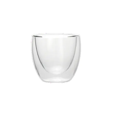 Espresso 2er-Set CURVED, 80 ml, Ø 6 cm, Borosilikatglas