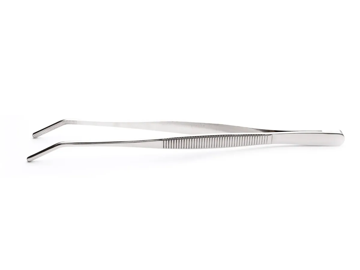 Grillpinzette gewinkelt 22 cm