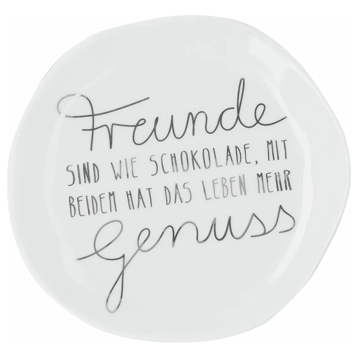 Tellerchen FREUNDE SIND WIE SCHOKOLADE ..