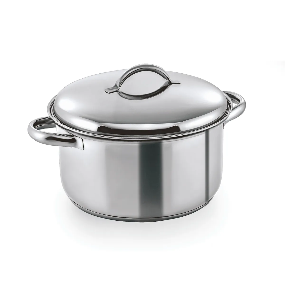 Fleischtopf mit Deckel Cookware 19, Ø 16 - 24 cm, 1,8 - 6 ltr., Chromnickelstahl