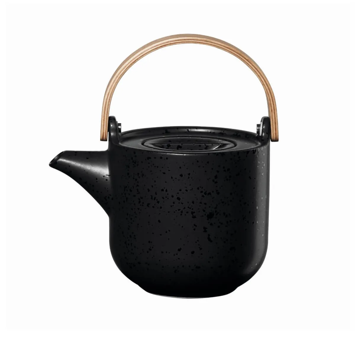 ASA Kuro Teekanne mit Edelstahlfilter und Holzgriff,
