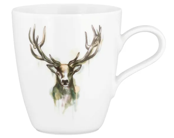 -Seltmann Weiden- "Life Nature Hirsch" Becher mit Henkel 0,40 l