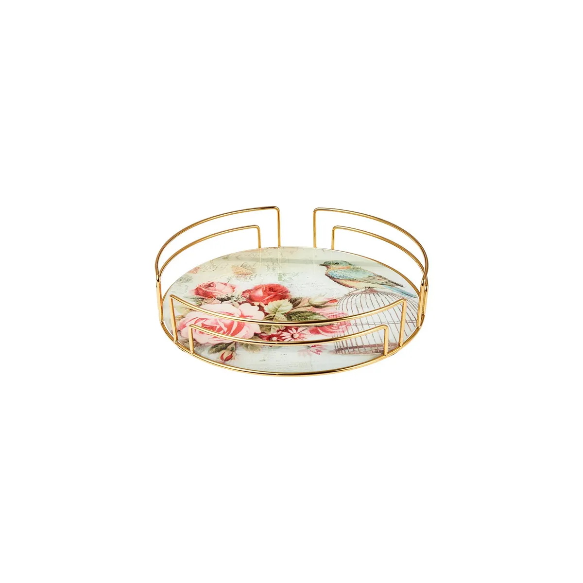 Karaca Birds Oval Serviertablett 35 cm