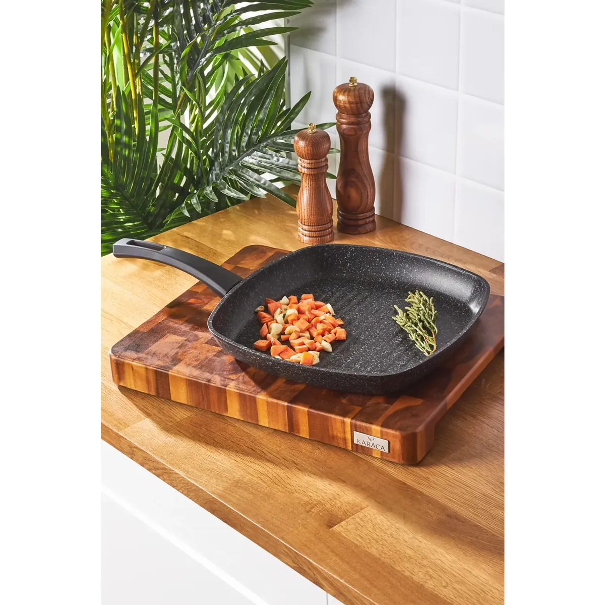 Karaca Viento Bio Granit Grillpfanne 28 cm