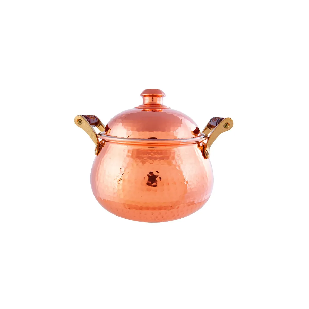 Karaca Mesopotamia 20 cm Kupfer-Breiter Kochtopf