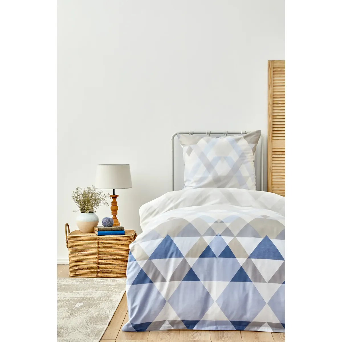 Karaca Home Astin Satin Bettwäsche-Set 135x200 cm + 80x80 cm