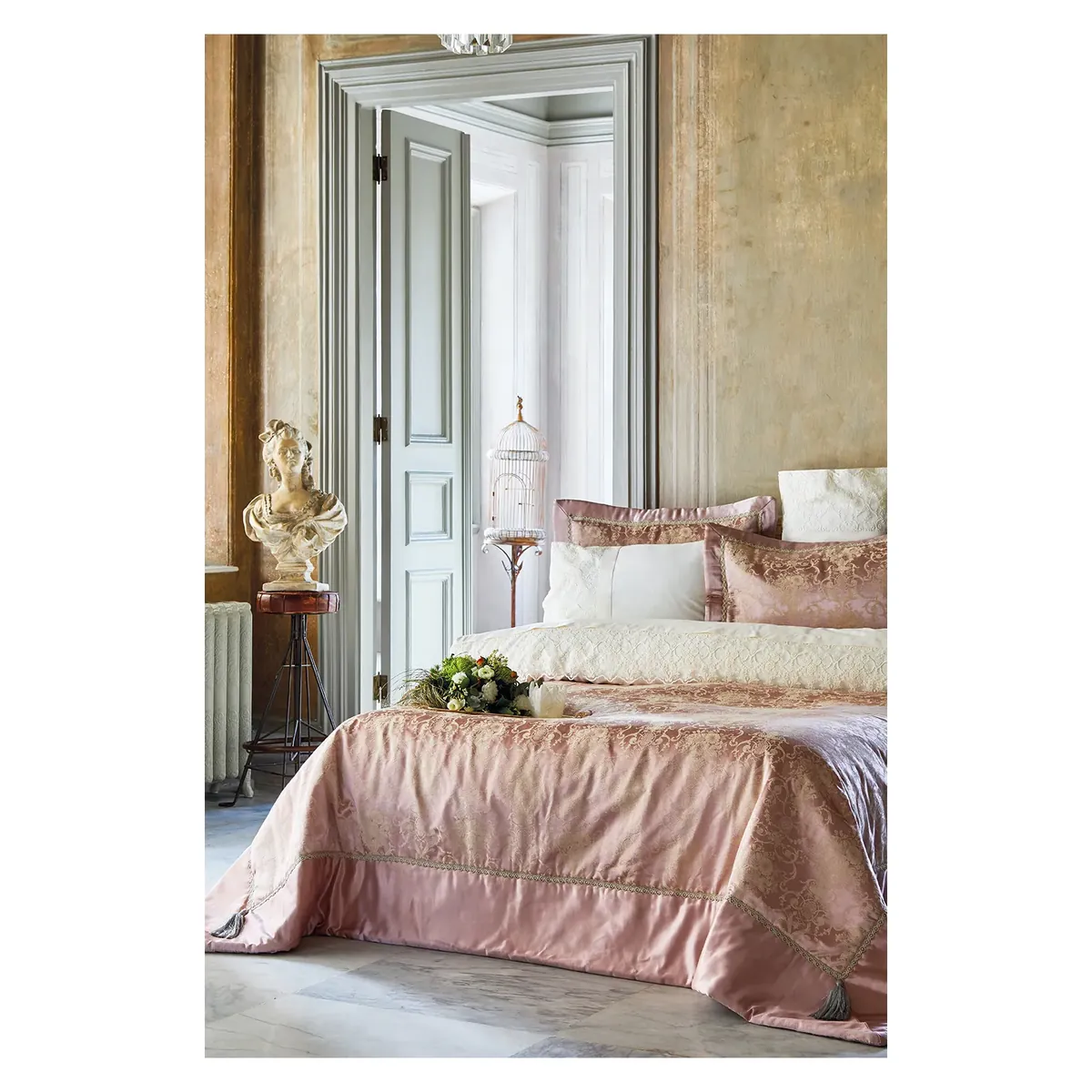 Karaca Home Trella Puder Rosa 10 teiliges Heiratsset