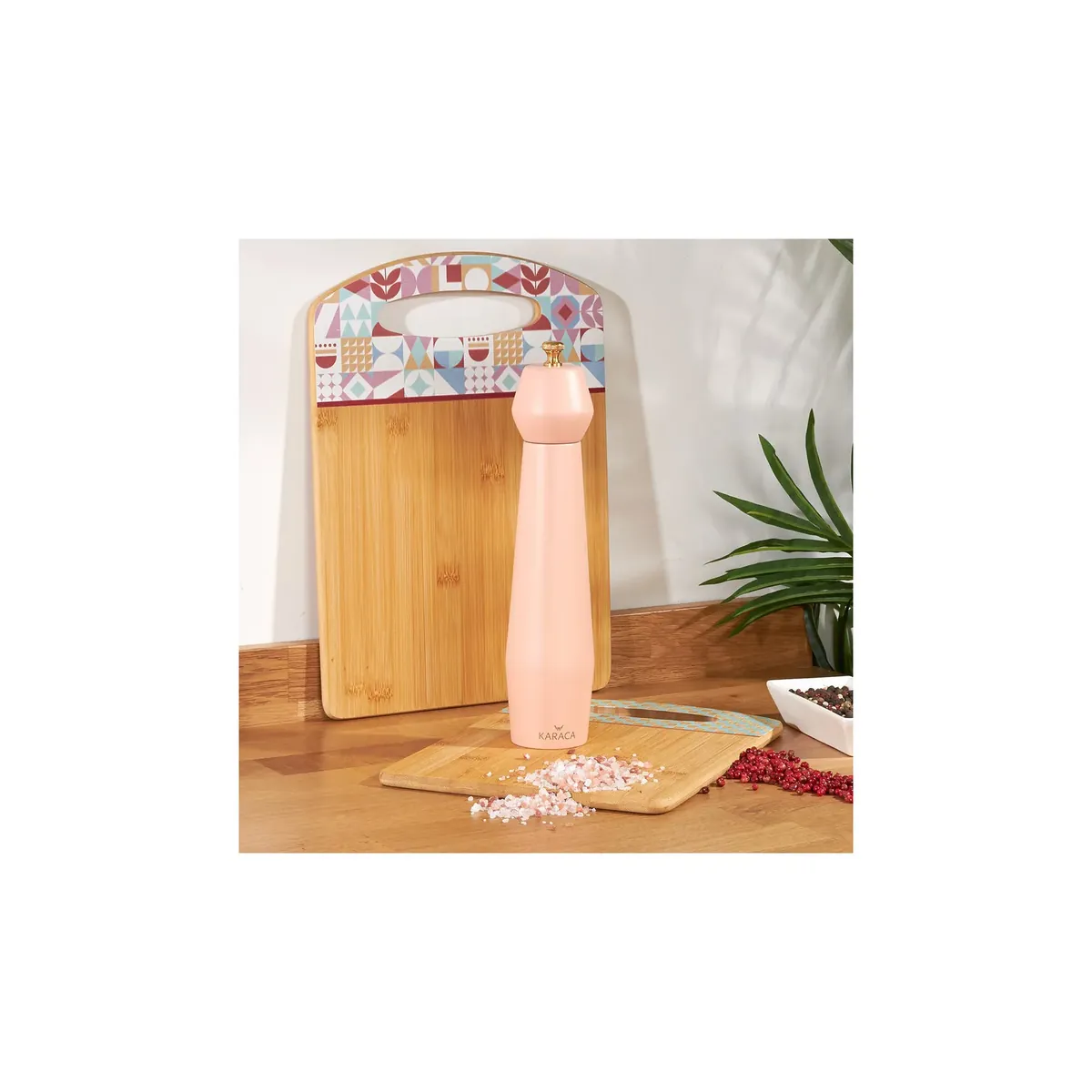 Karaca Joyful Gewürzmühle Aus Holz 10"