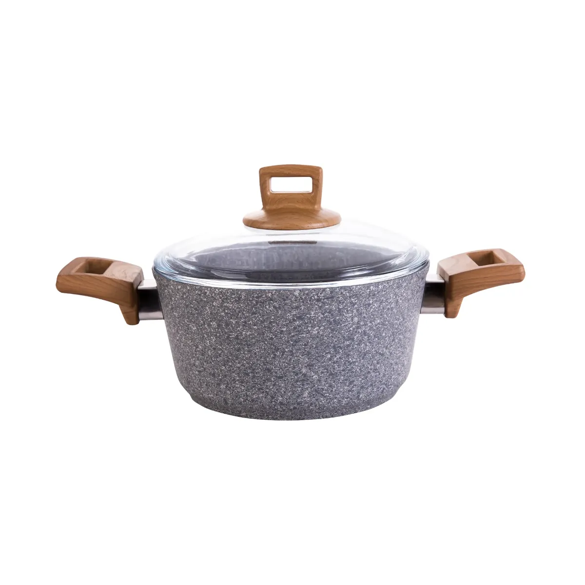 Karaca Silver Stone Granit Kochtopf 20 cm