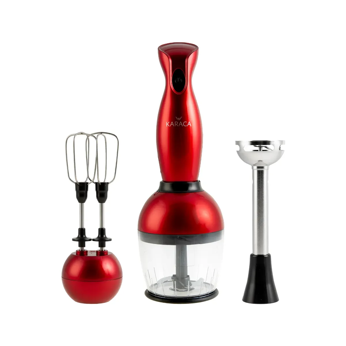 Karaca Pro Midi 3 teiliges Stabmixer Set Redgold