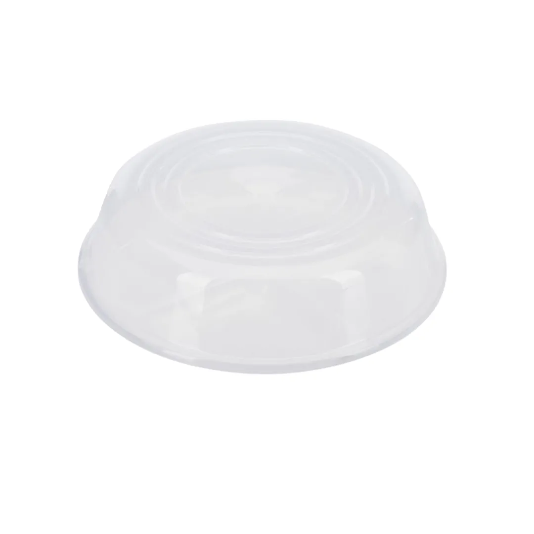 Thiru Mikrowellen-Abdeckhaube Ø 25 cm – transparenter Kunststoff-Deckel, spritzgeschützt, spülmaschinengeeignet, Made in Germany