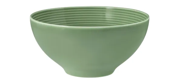 -Seltmann Weiden-, "Beat Color Glaze" Schüssel rund 15,5cm mit Rillenrelief