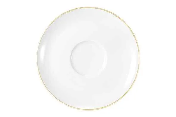 Seltmann Weiden Liberty Goldrand Kombi-Untertasse groß 16,5cm