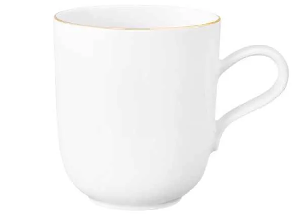 Seltmann Weiden Liberty Goldrand Becher mit Henkel 0,40l