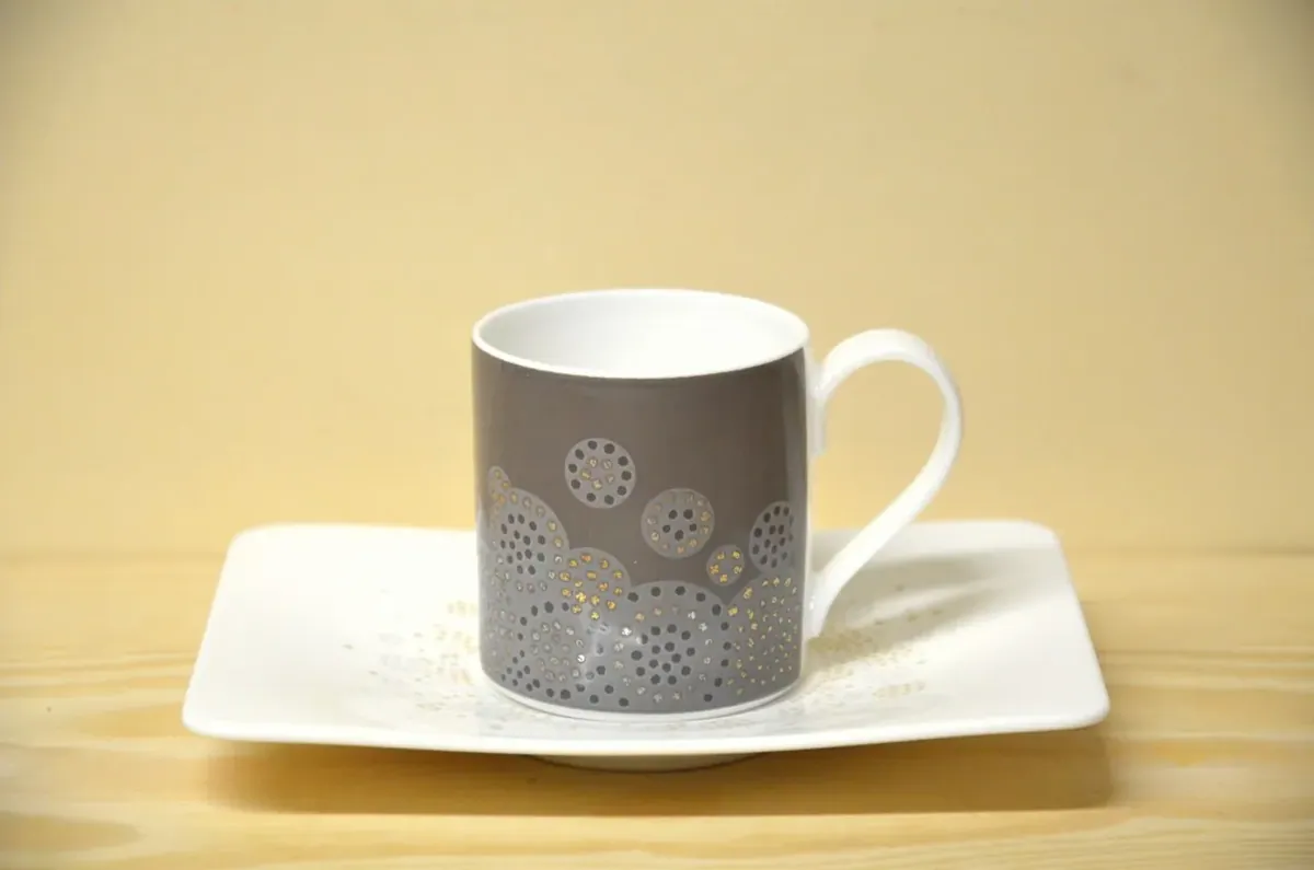 Villeroy & Boch Modern Grace grey Expressotasse mit Untere NEU