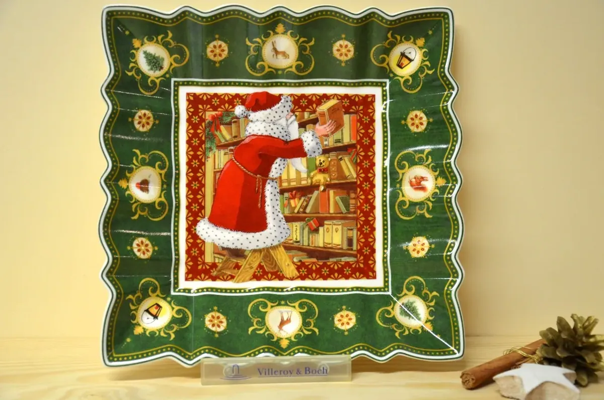 Villeroy & Boch Toys Fantasy Schale eckig, Santas Bibliothek NEU