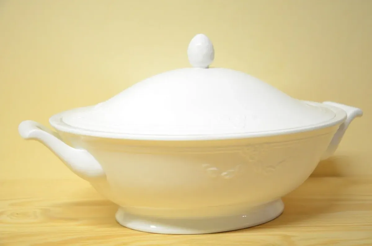 Villeroy & Boch Fiori weiss / weiß Schüssel mit Deckel
