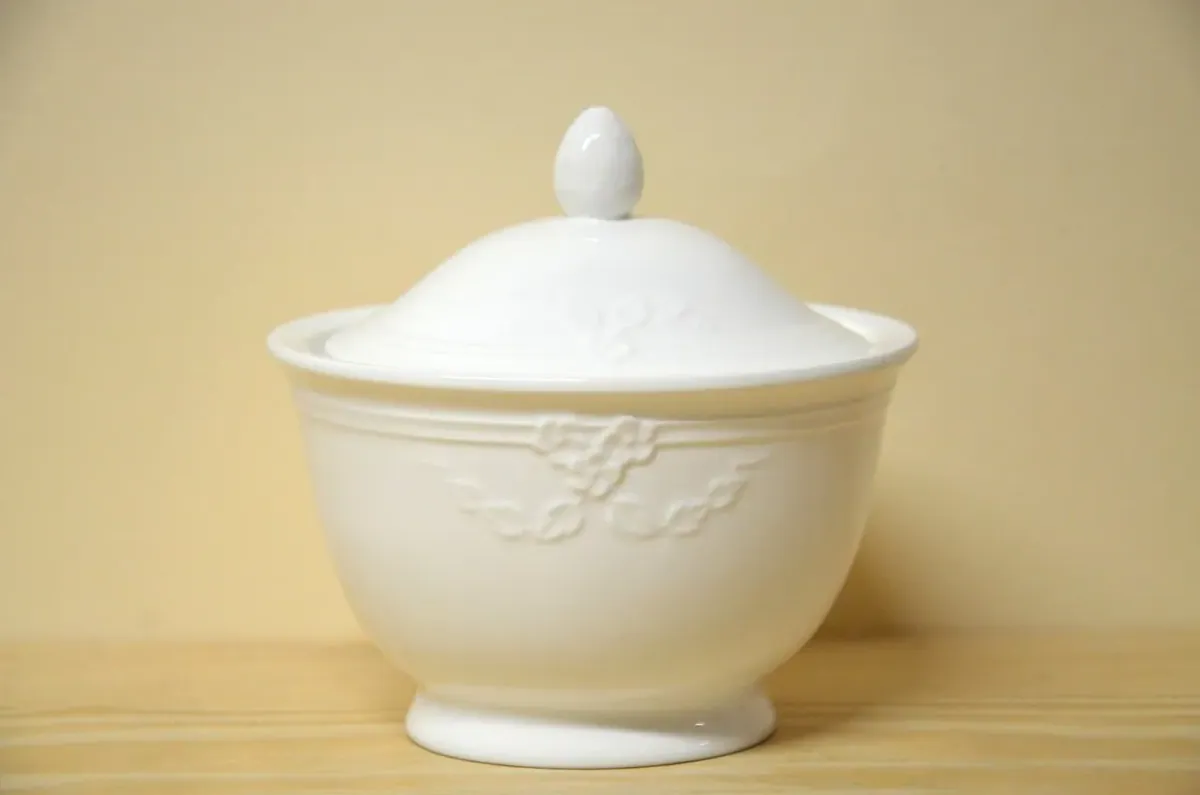 Villeroy & Boch Fiori weiß - weiss Zuckerdose
