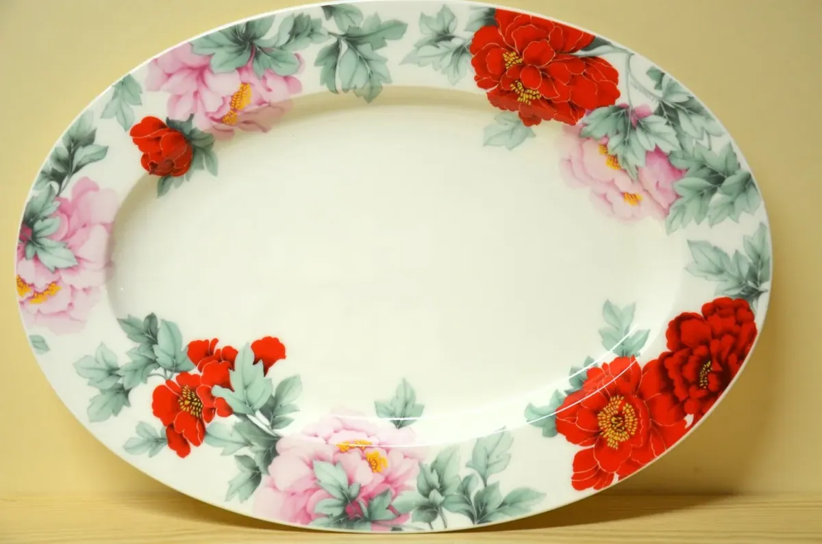 Hutschenreuther Scarlet Platte oval mittel