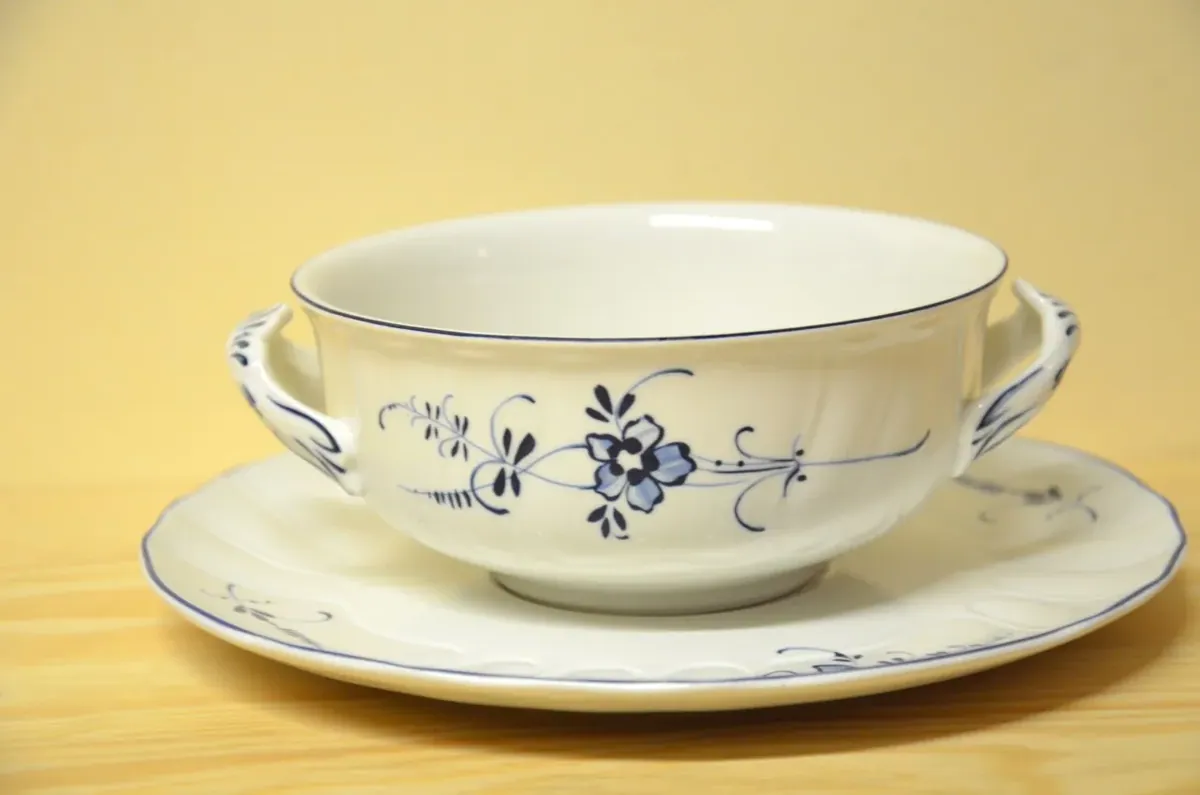 Villeroy & Boch Alt Luxemburg Suppentasse mit Untere NEU
