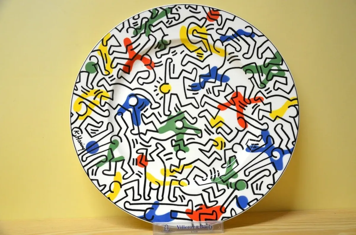 Villeroy & Boch Keith Haring Spirit of Art Platte rund / Platzteller NEU