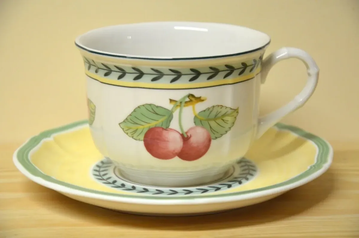 Villeroy & Boch French Garden Fleurence Frühstückstasse mit Untere  NEU