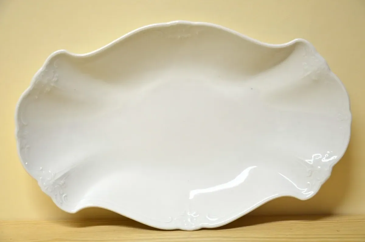 Hutschenreuther Baronesse weiß  Beilagenplatte