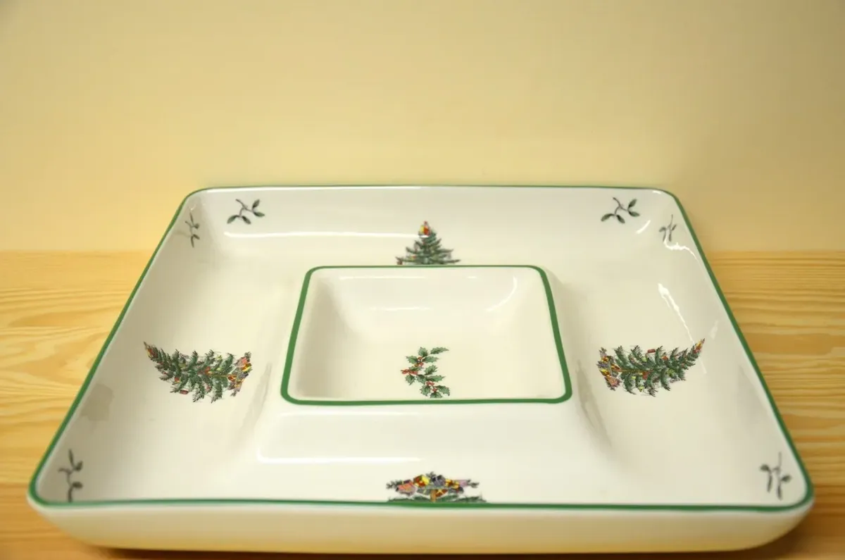 Spode Christmas Tree Snackschale groß NEU