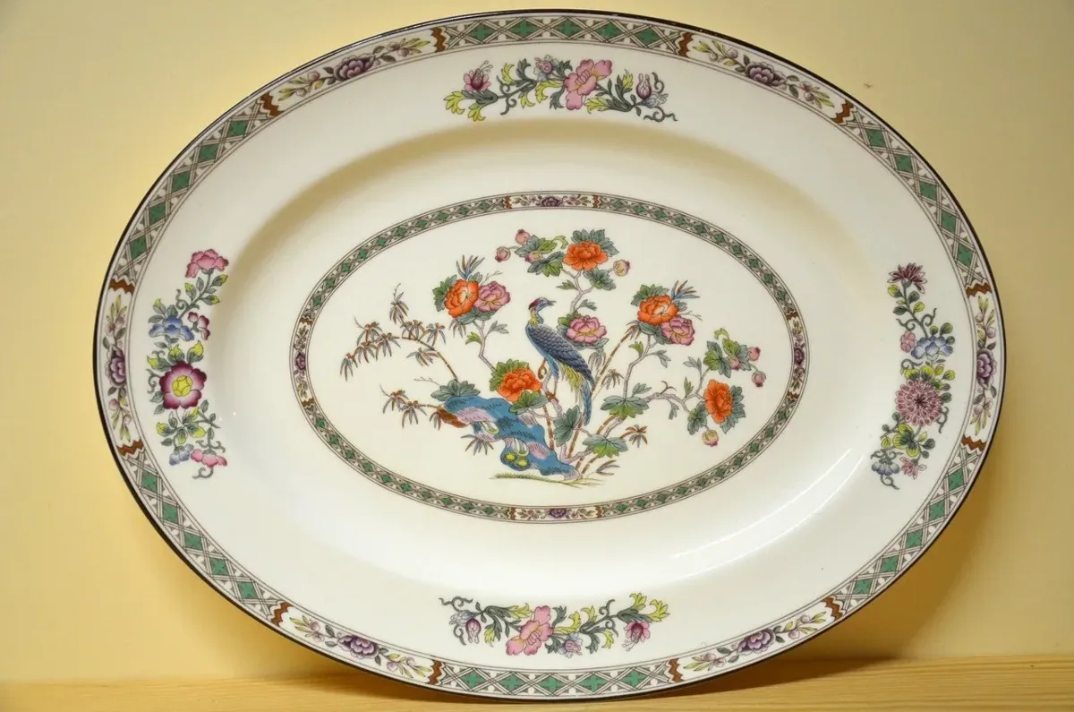 Wedgwood Kutani Crane Beilagenplatte mittel