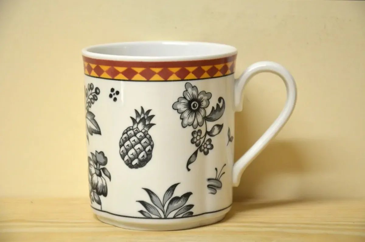Villeroy & Boch Switch Plantation Motiv Simla Becher mit Henkel