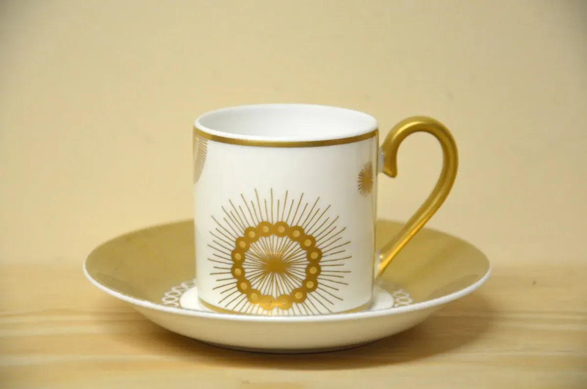 Villeroy & Boch Golden Garden Espressotasse mit Untere   NEU