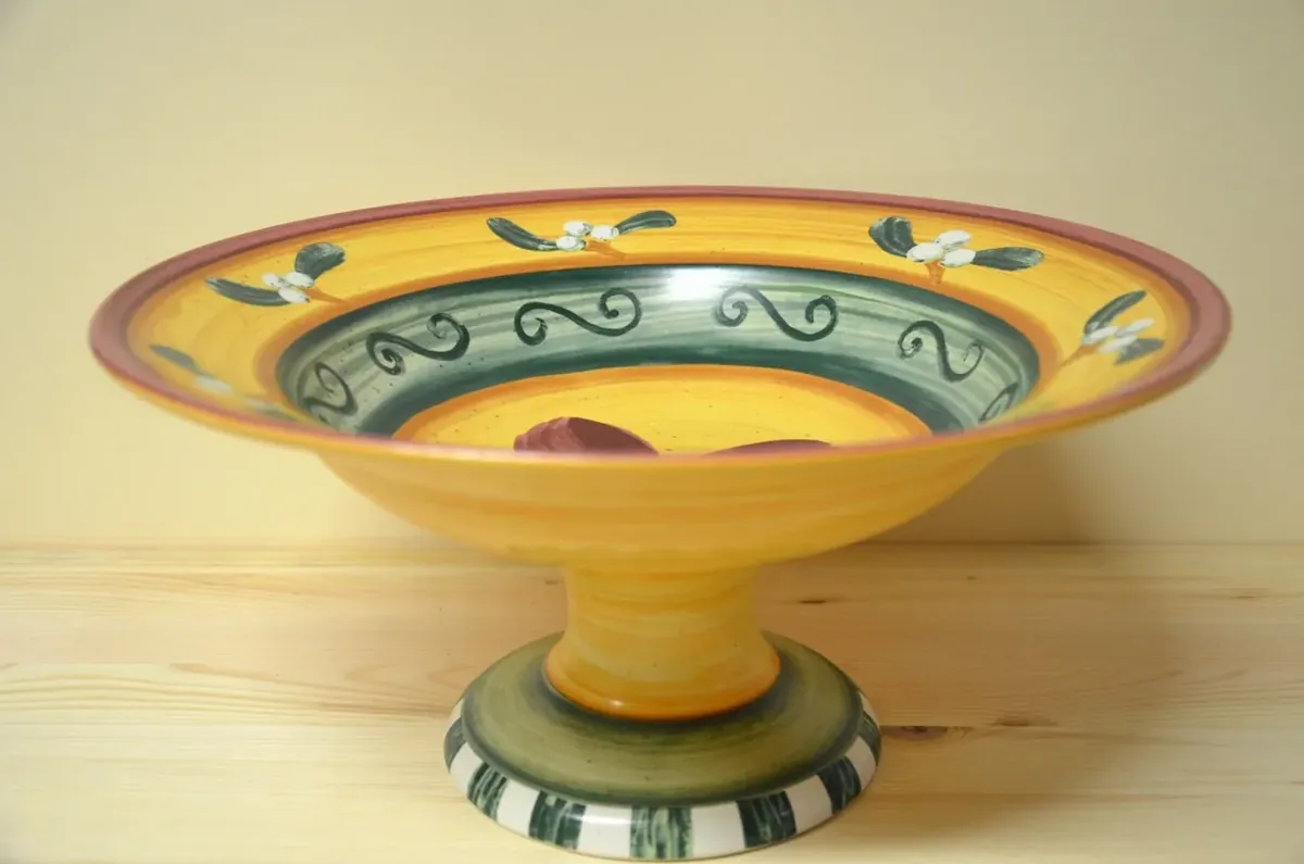 Villeroy & Boch Switch Winter Season Faience Schale auf Fuß NEU