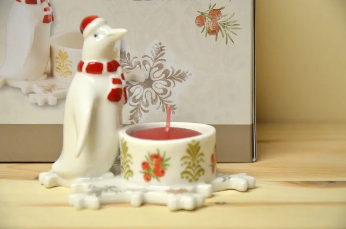 Hutschenreuther Winter Romantik Pinguin NEU