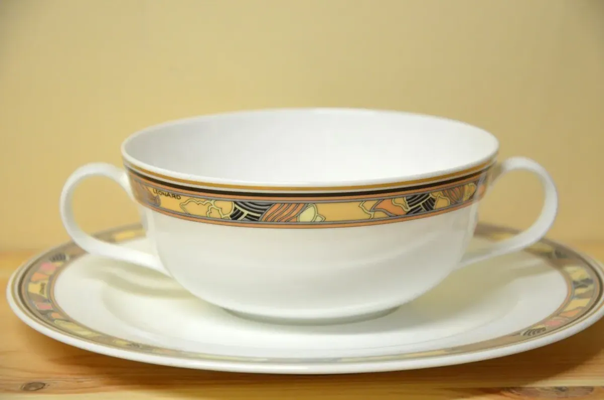 Hutschenreuther Brocade Suppentasse mit Untere
