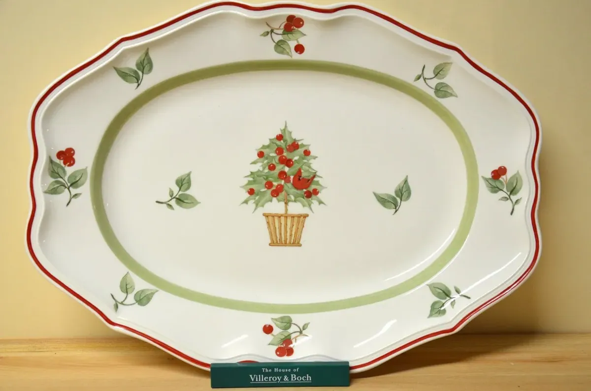 Villeroy & Boch Joy Noel ovale Platte NEU