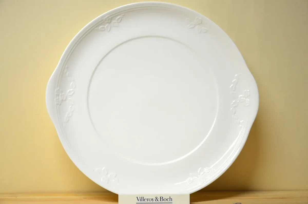 Villeroy & Boch Fiori weiß / weiss Kuchenplatte mit Griff