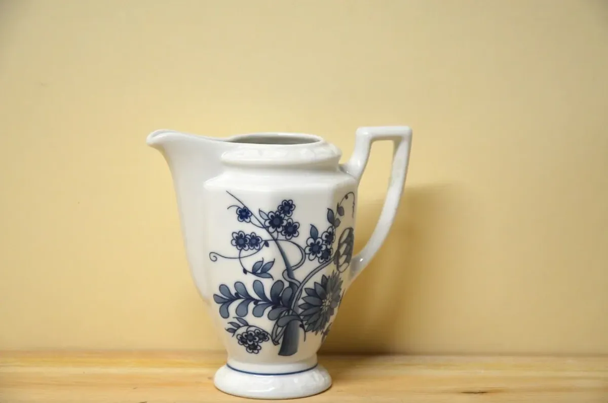 Rosenthal Maria blaue Blume Milchkännchen