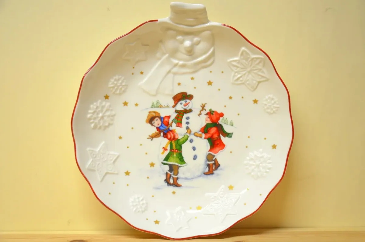 Villeroy & Boch Toys Fantasy Relief - Schale groß mit Schneemann -bunt NEU